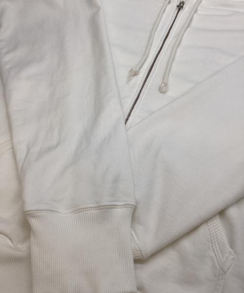MM6 Maison Margiela（エムエムシックスメゾンマルジェラ）MM6 Maison Margiela (エムエムシックスメゾンマルジェラ) ジップパーカー ホワイト サイズ:Mの古着・服飾アイテム