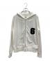 MM6 Maison Margiela（エムエムシックスメゾンマルジェラ）の古着「ジップパーカー」｜ホワイト
