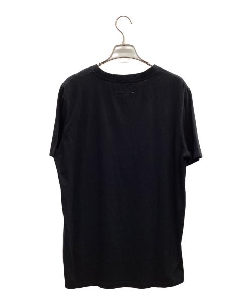 MM6 Maison Margiela（エムエムシックスメゾンマルジェラ）MM6 Maison Margiela (エムエムシックスメゾンマルジェラ) ナンバーロゴTシャツ ブラック サイズ:Lの古着・服飾アイテム