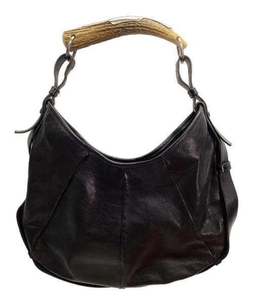 Yves Saint Laurent（イヴサンローラン）Yves Saint Laurent (イヴサンローラン) ハンドバッグ モンバサ ブラックの古着・服飾アイテム