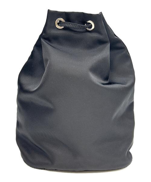 PRADA（プラダ）PRADA (プラダ) ナイロン巾着ポーチ ブラックの古着・服飾アイテム