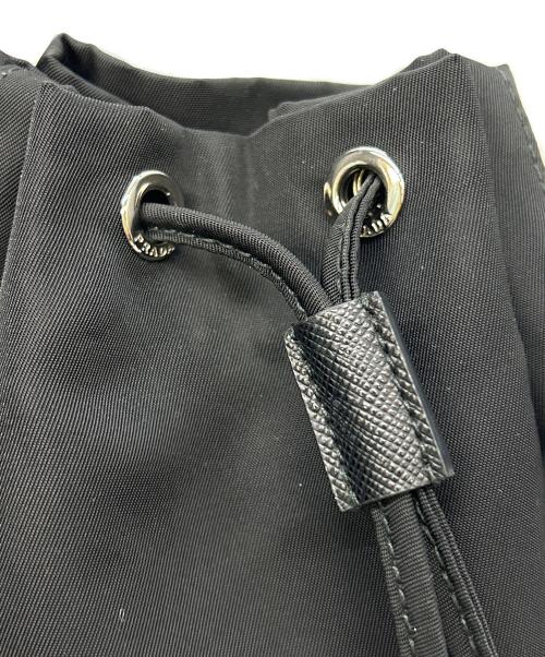 PRADA（プラダ）PRADA (プラダ) ナイロン巾着ポーチ ブラックの古着・服飾アイテム