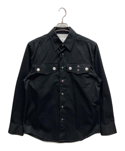 Calvin Klein（カルバンクライン）Calvin Klein (カルバンクライン) シャツジャケット ブラック サイズ:Mの古着・服飾アイテム
