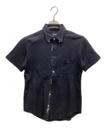 BLACK LABEL CRESTBRIDGE（ブラックレーベル クレストブリッジ）の古着「半袖BDシャツ」｜ネイビー