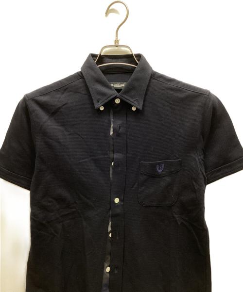 BLACK LABEL CRESTBRIDGE（ブラックレーベル クレストブリッジ）BLACK LABEL CRESTBRIDGE (ブラックレーベル クレストブリッジ) 半袖BDシャツ ネイビー サイズ:Mの古着・服飾アイテム
