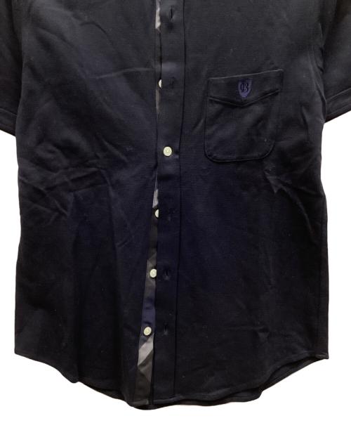 BLACK LABEL CRESTBRIDGE（ブラックレーベル クレストブリッジ）BLACK LABEL CRESTBRIDGE (ブラックレーベル クレストブリッジ) 半袖BDシャツ ネイビー サイズ:Mの古着・服飾アイテム