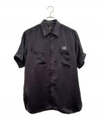 Needles×nano・universeニードルズ×ナノ・ユニバース）の古着「半袖シャツ」｜ブラック