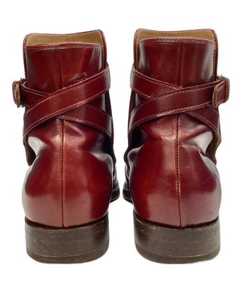 SILVANO MAZZA（シルバノ マッツァ）SILVANO MAZZA (シルバノ マッツァ) ジョッパーブーツ ワインレッド サイズ:７の古着・服飾アイテム