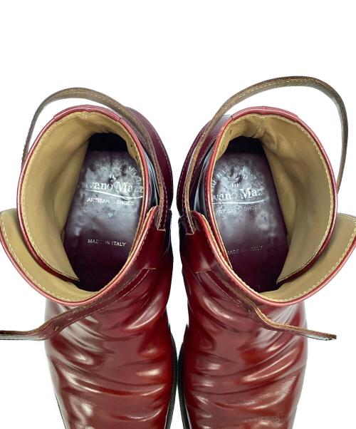 SILVANO MAZZA（シルバノ マッツァ）SILVANO MAZZA (シルバノ マッツァ) ジョッパーブーツ ワインレッド サイズ:７の古着・服飾アイテム