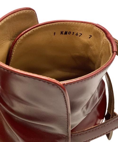 SILVANO MAZZA（シルバノ マッツァ）SILVANO MAZZA (シルバノ マッツァ) ジョッパーブーツ ワインレッド サイズ:７の古着・服飾アイテム