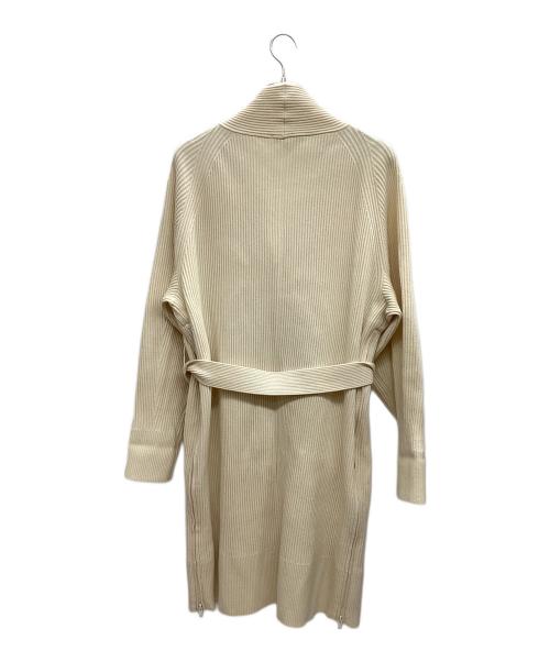 adidas（アディダス）adidas (アディダス) Y-3 (ワイスリー) リブニットロングカーディガン アイボリー サイズ:2XSの古着・服飾アイテム