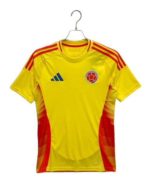 adidas（アディダス）adidas (アディダス) サッカーウェア(トップス) イエロー サイズ:Mの古着・服飾アイテム