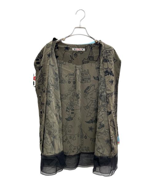 OLLEBOREBLA（アルベロベロ）OLLEBOREBLA (アルベロベロ) 長袖シャツ グレー サイズ:Mの古着・服飾アイテム