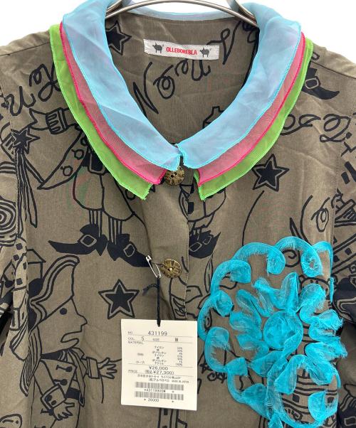 OLLEBOREBLA（アルベロベロ）OLLEBOREBLA (アルベロベロ) 長袖シャツ グレー サイズ:Mの古着・服飾アイテム