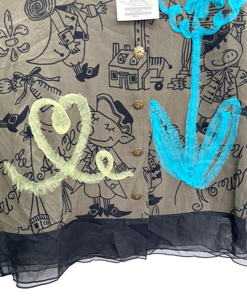 OLLEBOREBLA（アルベロベロ）OLLEBOREBLA (アルベロベロ) 長袖シャツ グレー サイズ:Mの古着・服飾アイテム