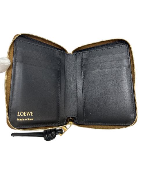 LOEWE（ロエベ）LOEWE (ロエベ) ジップアラウンドウォレット ブラウンの古着・服飾アイテム