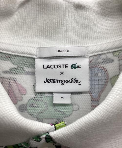 LACOSTE（ラコステ）LACOSTE (ラコステ) JEREMY VILE (ジェレミーヴィル) ポロシャツ グリーン×ホワイト サイズ:Mの古着・服飾アイテム