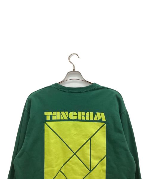 tangram（タングラム）tangram (タングラム) スウェット グリーン サイズ:Lの古着・服飾アイテム