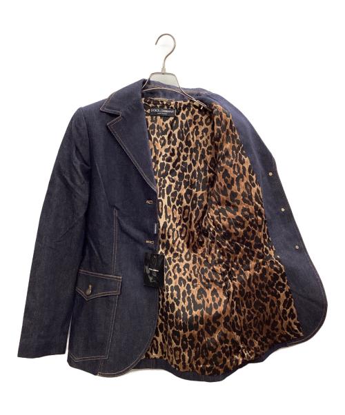 DOLCE & GABBANA（ドルチェ＆ガッバーナ）DOLCE & GABBANA (ドルチェ＆ガッバーナ) 3Bデニムジャケット インディゴ サイズ:44 未使用品の古着・服飾アイテム