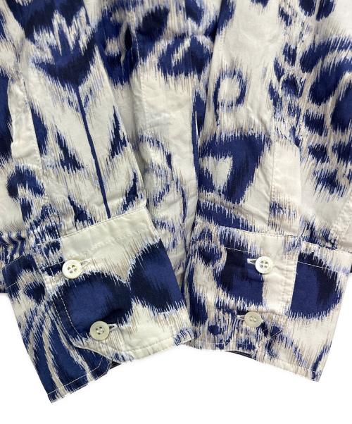 GUCCI（グッチ）GUCCI (グッチ) シャツブラウス ブルー×グレー サイズ:XSの古着・服飾アイテム