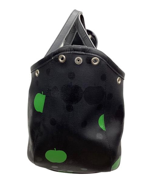 COMME des GARCONS（コムデギャルソン）COMME des GARCONS (コムデギャルソン) THE BEATLES (ビートルズ) Boat Bag ブラック×グリーンの古着・服飾アイテム