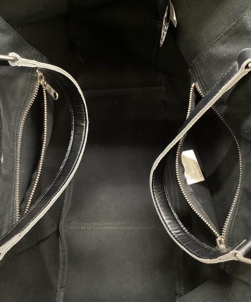 COMME des GARCONS（コムデギャルソン）COMME des GARCONS (コムデギャルソン) THE BEATLES (ビートルズ) Boat Bag ブラック×グリーンの古着・服飾アイテム