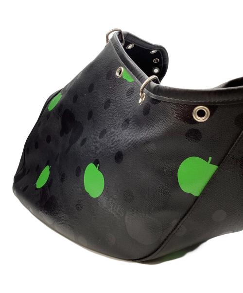 COMME des GARCONS（コムデギャルソン）COMME des GARCONS (コムデギャルソン) THE BEATLES (ビートルズ) Boat Bag ブラック×グリーンの古着・服飾アイテム