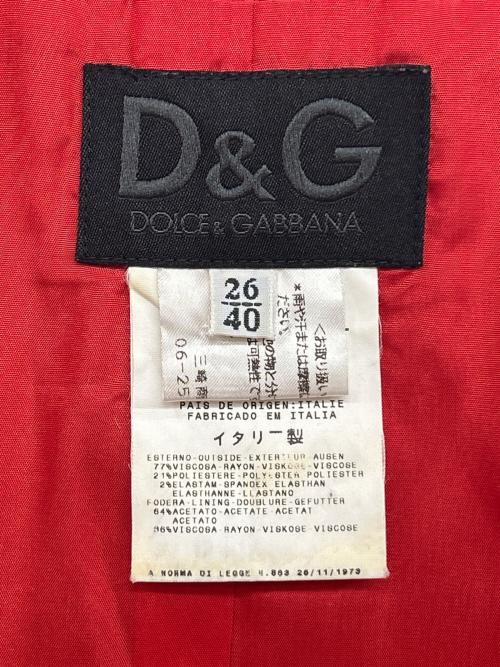 DOLCE & GABBANA（ドルチェ＆ガッバーナ）DOLCE & GABBANA (ドルチェ＆ガッバーナ) セットアップ レッド サイズ:26/40の古着・服飾アイテム
