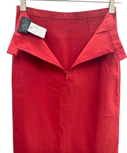 DOLCE & GABBANA（ドルチェ＆ガッバーナ）DOLCE & GABBANA (ドルチェ＆ガッバーナ) セットアップ レッド サイズ:26/40の古着・服飾アイテム
