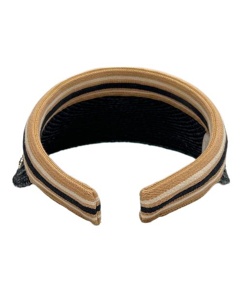 HELEN KAMINSKI（ヘレンカミンスキー）HELEN KAMINSKI (ヘレンカミンスキー) サンバイザー(ゴルフ) ブラック サイズ:ONE SIZEの古着・服飾アイテム