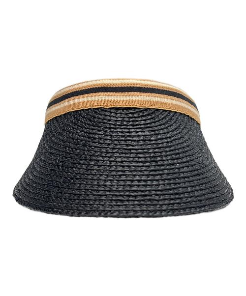 HELEN KAMINSKI（ヘレンカミンスキー）HELEN KAMINSKI (ヘレンカミンスキー) サンバイザー(ゴルフ) ブラック サイズ:ONE SIZEの古着・服飾アイテム