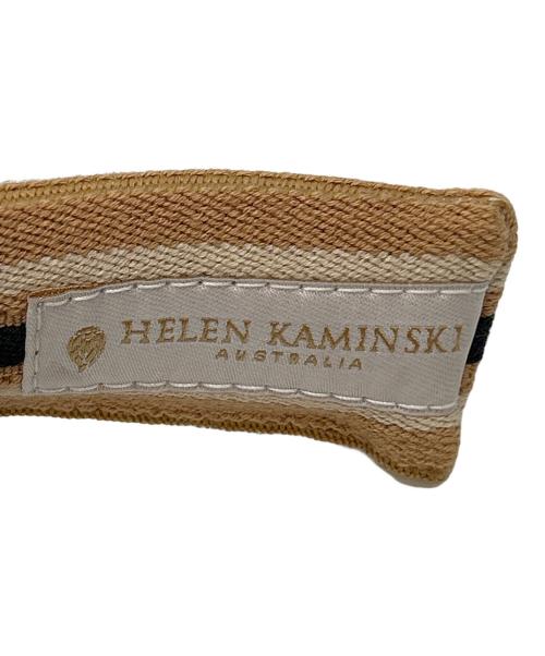 HELEN KAMINSKI（ヘレンカミンスキー）HELEN KAMINSKI (ヘレンカミンスキー) サンバイザー(ゴルフ) ブラック サイズ:ONE SIZEの古着・服飾アイテム