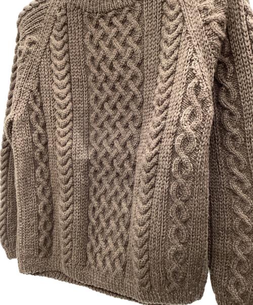 INVERALLAN（インバーアラン）INVERALLAN (インバーアラン) アランニットセーター ブラウン サイズ:不明の古着・服飾アイテム