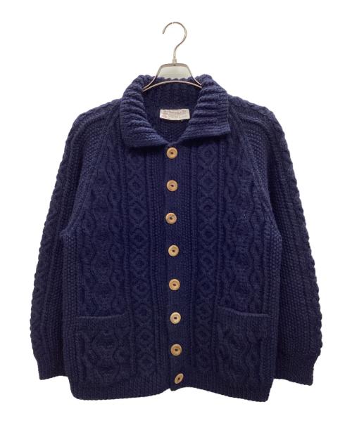 INVERALLAN（インバーアラン）INVERALLAN (インバーアラン) アランニットカーディガン ネイビー サイズ:不明の古着・服飾アイテム