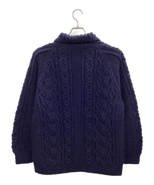 INVERALLAN（インバーアラン）INVERALLAN (インバーアラン) アランニットカーディガン ネイビー サイズ:不明の古着・服飾アイテム