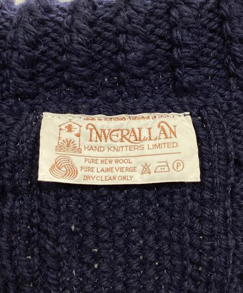 INVERALLAN（インバーアラン）INVERALLAN (インバーアラン) アランニットカーディガン ネイビー サイズ:不明の古着・服飾アイテム
