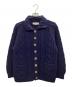 INVERALLAN（インバーアラン）の古着「アランニットカーディガン」｜ネイビー