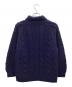 INVERALLAN (インバーアラン) アランニットカーディガン ネイビー サイズ:不明：13000円