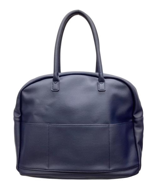 AWW（アウ）AWW (アウ) サボテンヴィーガンレザー ウィークエンドボストンバッグ 30L ネイビーの古着・服飾アイテム