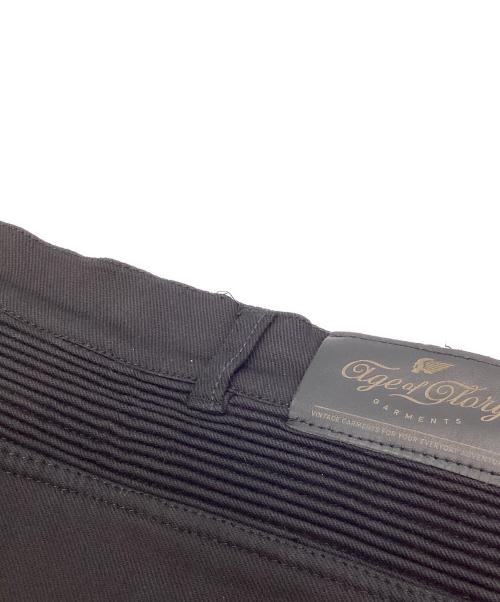 age of glory（エイジオブグローリー）age of glory (エイジオブグローリー) ライティングパンツ ブラック サイズ:34の古着・服飾アイテム