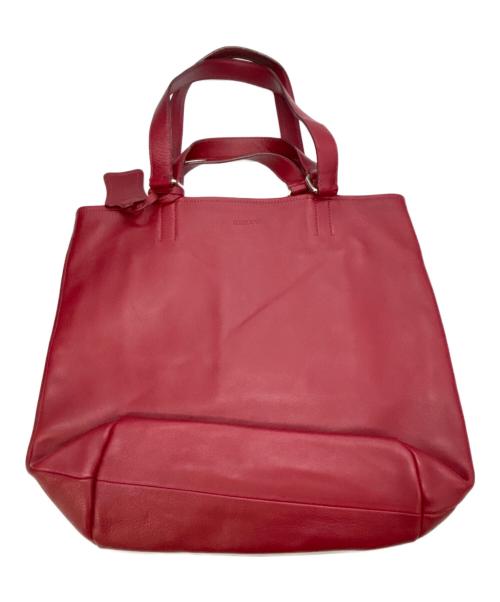 HIROFU（ヒロフ）HIROFU (ヒロフ) ハンドバッグ レッドの古着・服飾アイテム