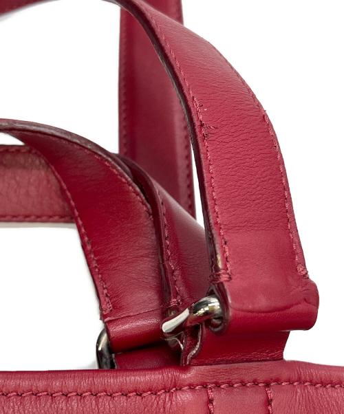 HIROFU（ヒロフ）HIROFU (ヒロフ) ハンドバッグ レッドの古着・服飾アイテム