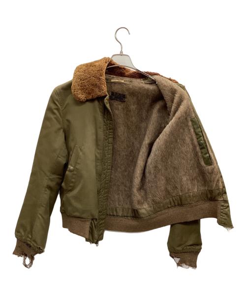 USAAF（ユーエスエーエーエフ）USAAF (ユーエスエーエーエフ) B-15A フライトジャケット 40s カーキ サイズ:36の古着・服飾アイテム