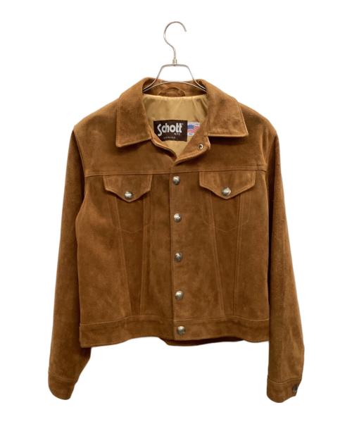 Schott（ショット）Schott (ショット) SPRIT COW G JACKET ブラウン サイズ:42の古着・服飾アイテム