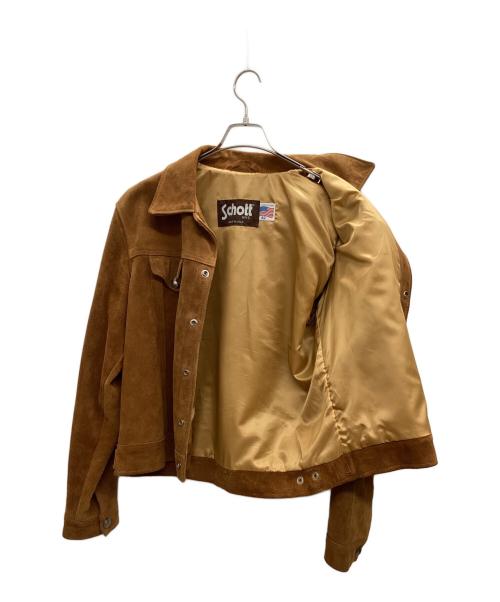 Schott（ショット）Schott (ショット) SPRIT COW G JACKET ブラウン サイズ:42の古着・服飾アイテム