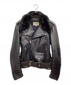 BATESベイツ）の古着「80’sダブルライダースジャケット」｜ブラック