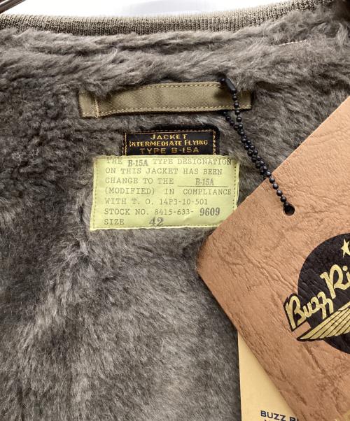 BUZZ RICKSON'S（バズリクソンズ）BUZZ RICKSON'S (バズリクソンズ) B-15A（MOD.）フライトジャケット カーキ サイズ:42の古着・服飾アイテム