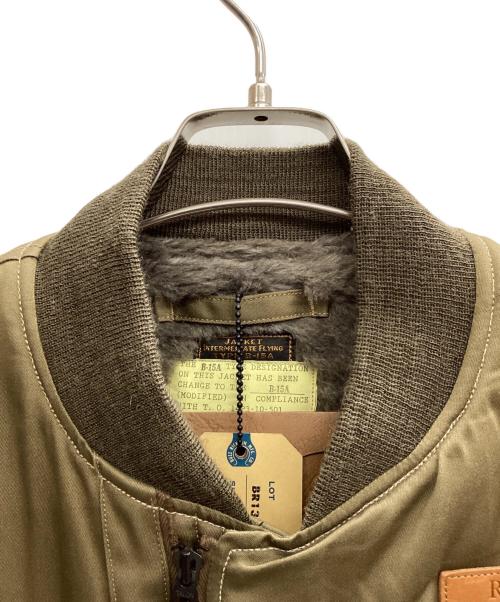 BUZZ RICKSON'S（バズリクソンズ）BUZZ RICKSON'S (バズリクソンズ) B-15A（MOD.）フライトジャケット カーキ サイズ:42の古着・服飾アイテム