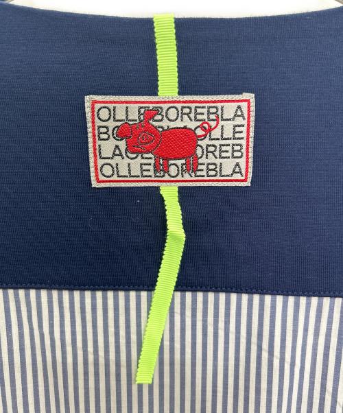 OLLEBOREBLA（アルベロベロ）OLLEBOREBLA (アルベロベロ) 異素材ワンピース ネイビー サイズ:　の古着・服飾アイテム