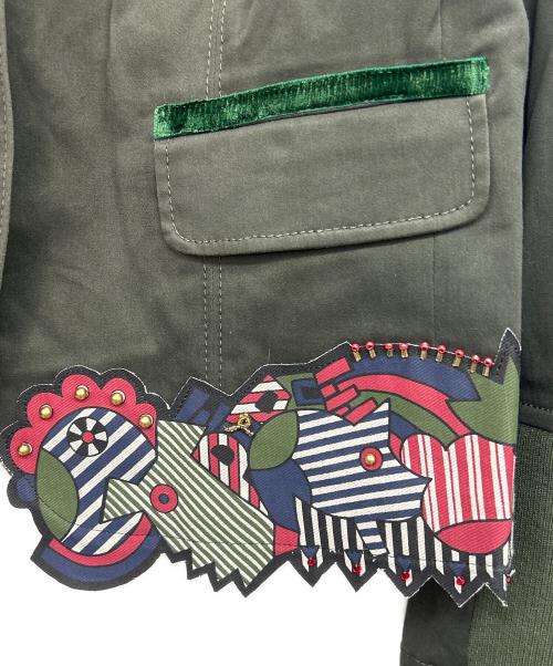 OLLEBOREBLA（アルベロベロ）OLLEBOREBLA (アルベロベロ) テーラードジャケット グレー サイズ:M 未使用品の古着・服飾アイテム